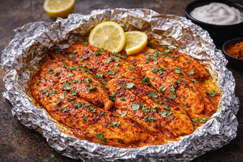 Indische Tandoori-Seezunge